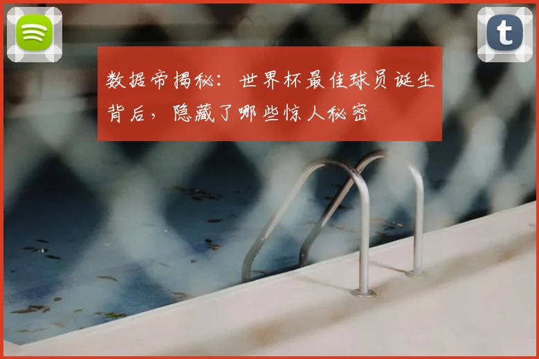 数据帝揭秘：世界杯最佳球员诞生背后，隐藏了哪些惊人秘密