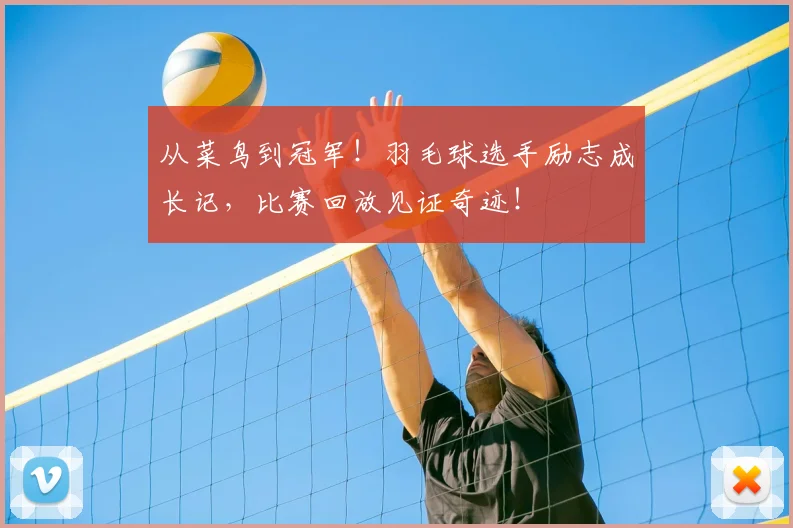 从菜鸟到冠军！羽毛球选手励志成长记，比赛回放见证奇迹！